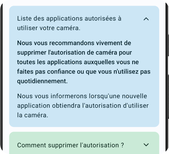 Fonction Camera Guardian et Protector