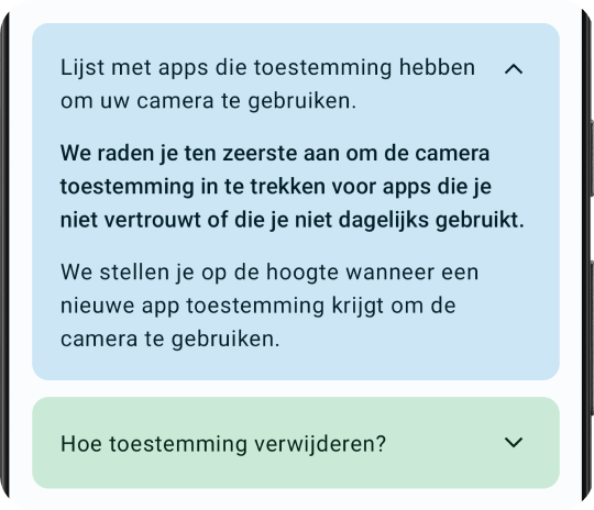 Camerabewaker en beschermer functie