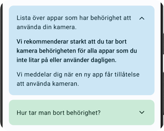 Kamera väktare och beskyddare funktion