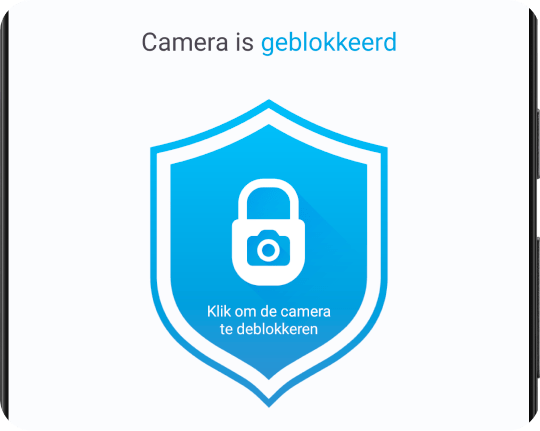 Camera uitschakelen, blokkeren en deactiveren met één tik.