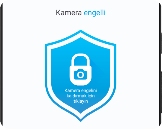 Tek bir dokunuşla kamerayı devre dışı bırakın, engelleyin ve devre dışı bırakın.